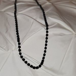Black Crystal Necklace